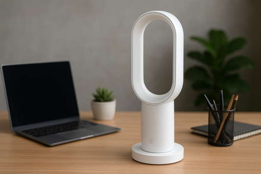 WhirlArc Desk Fan | The Future of Personal Cooling for Workspaces
