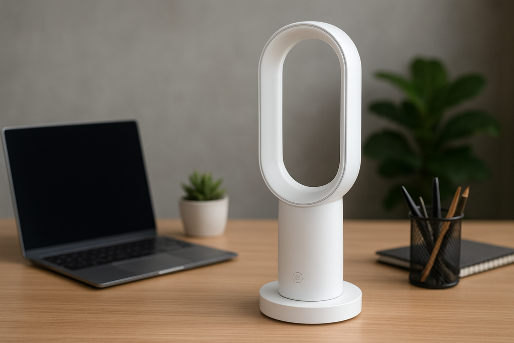 WhirlArc Desk Fan | The Future of Personal Cooling for Workspaces