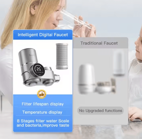 HydroFlo UV PureFlow Faucet Water Purifier - HydroFlo