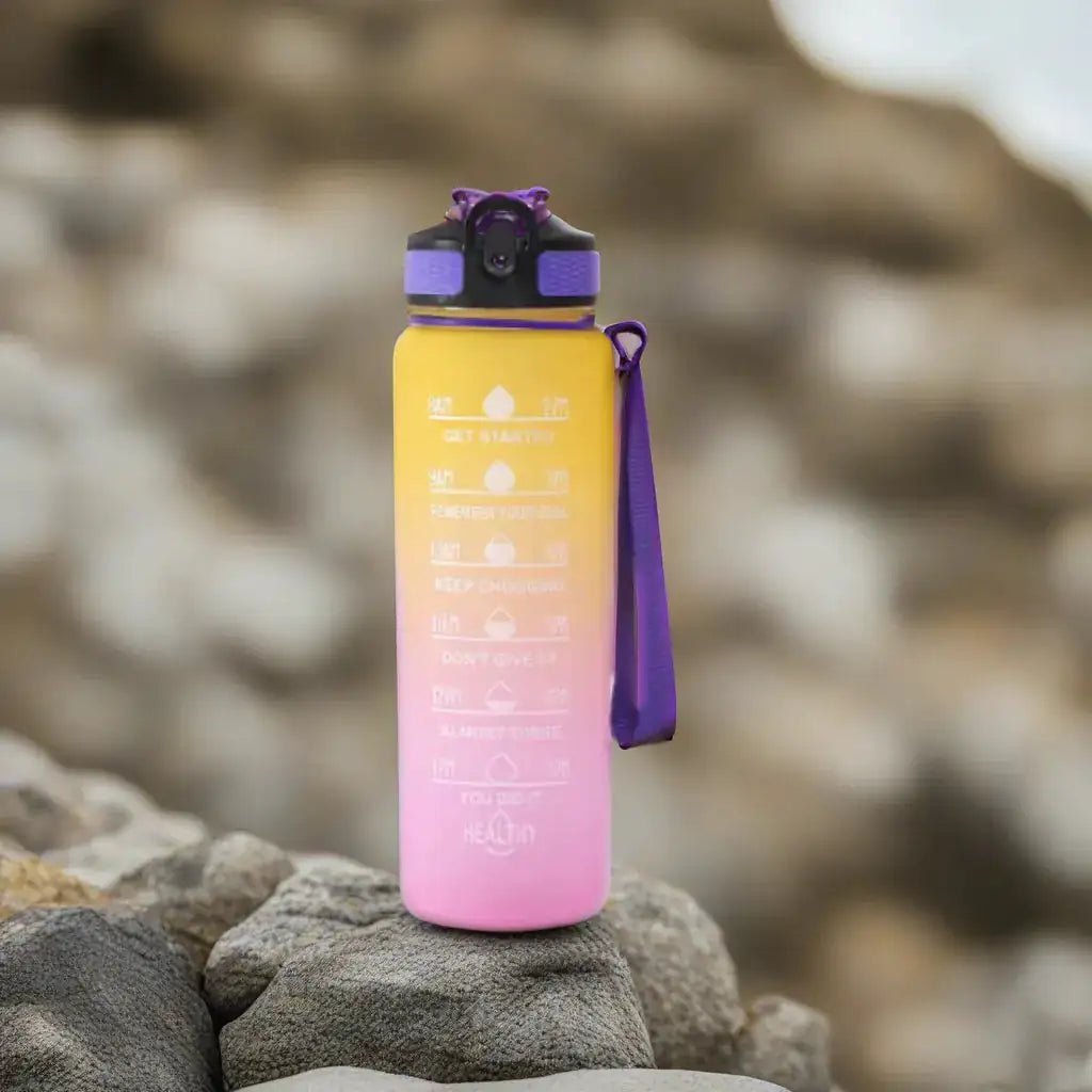 HydroFlos Motivational Water Bottle - HydroFlo