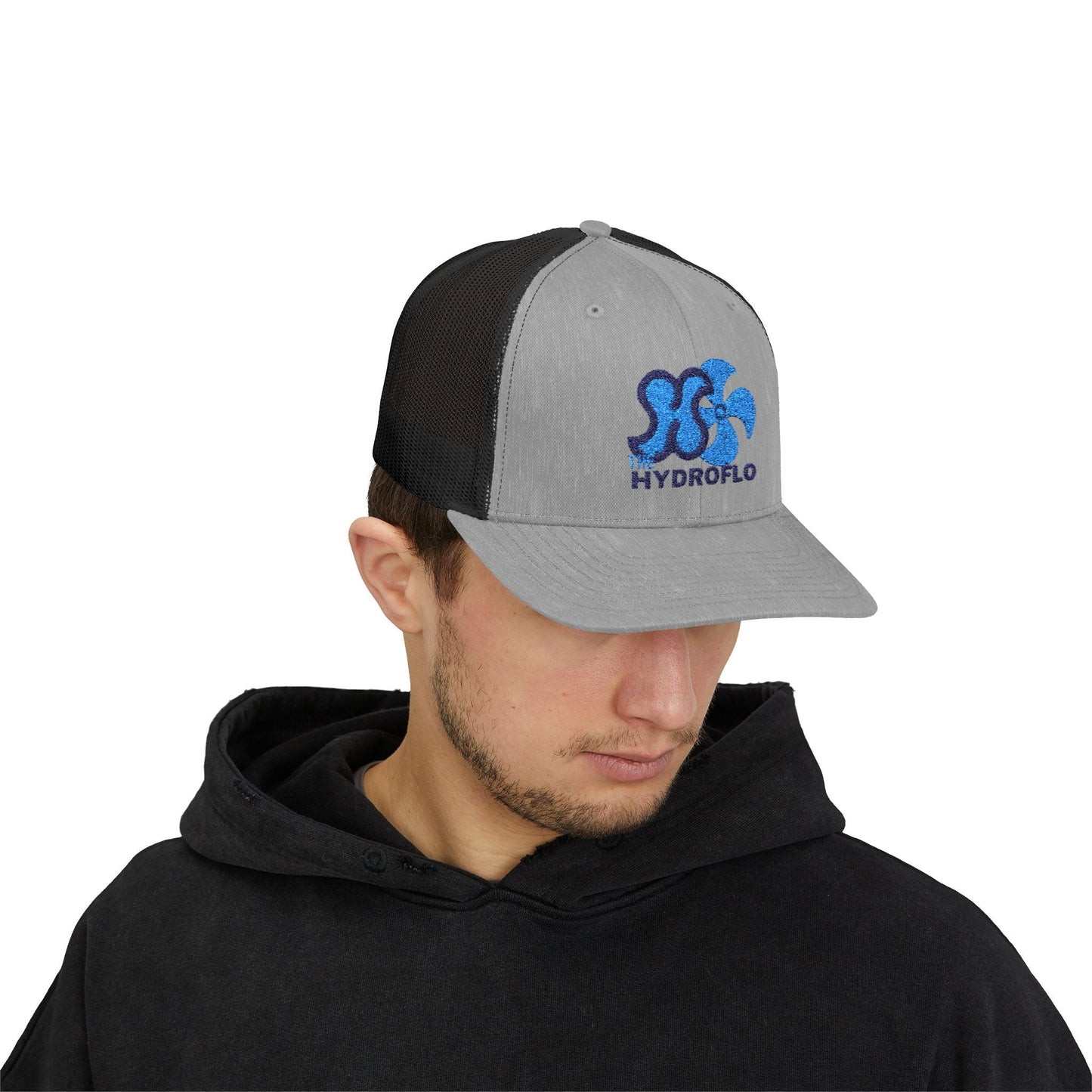 Stylish Hydroflo - Plo Snapback Trucker Cap - Trendy & Comfortable Hat - HydroFlo