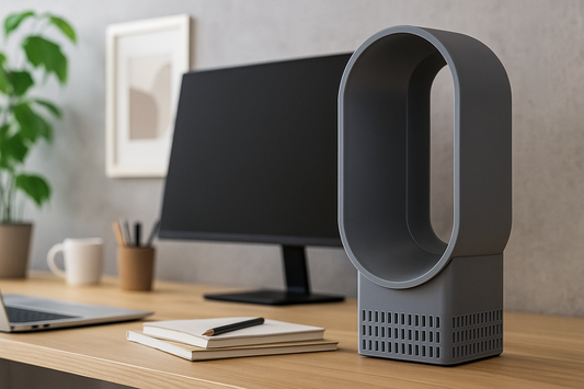 Silence is Golden: Boost Focus & Productivity with the WhirlArc Desk Fan