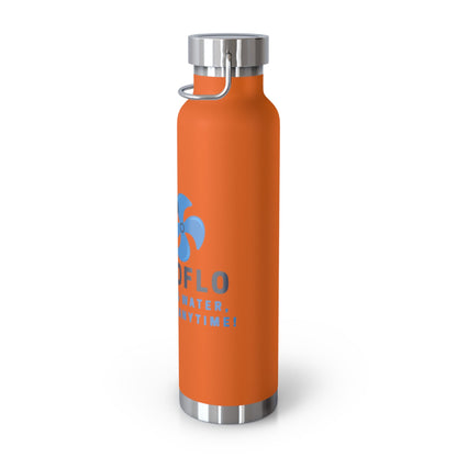 Copper Vacuum Insulated Bottle, 22oz Choice Two - HydroFlo