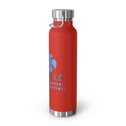 Copper Vacuum Insulated Bottle, 22oz Choice Two - HydroFlo