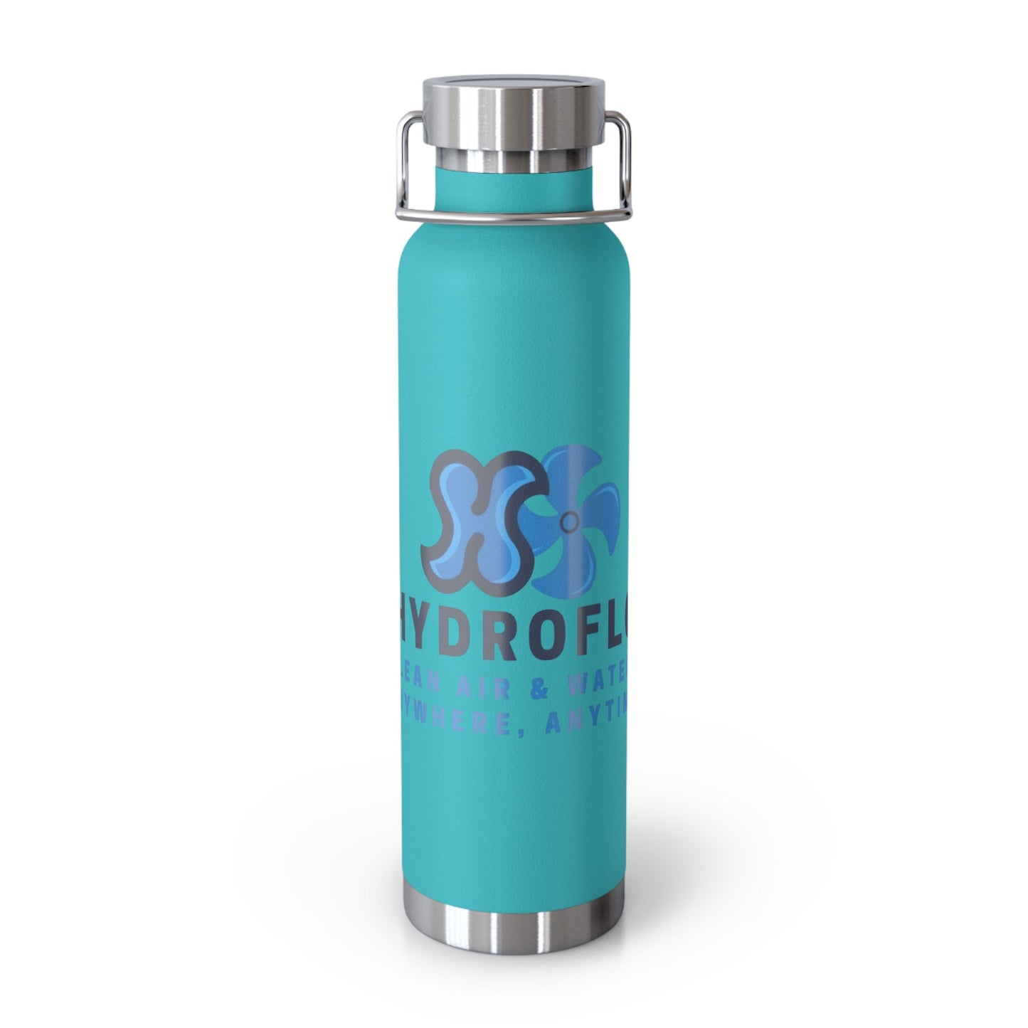 Copper Vacuum Insulated Bottle, 22oz Choice Two - HydroFlo