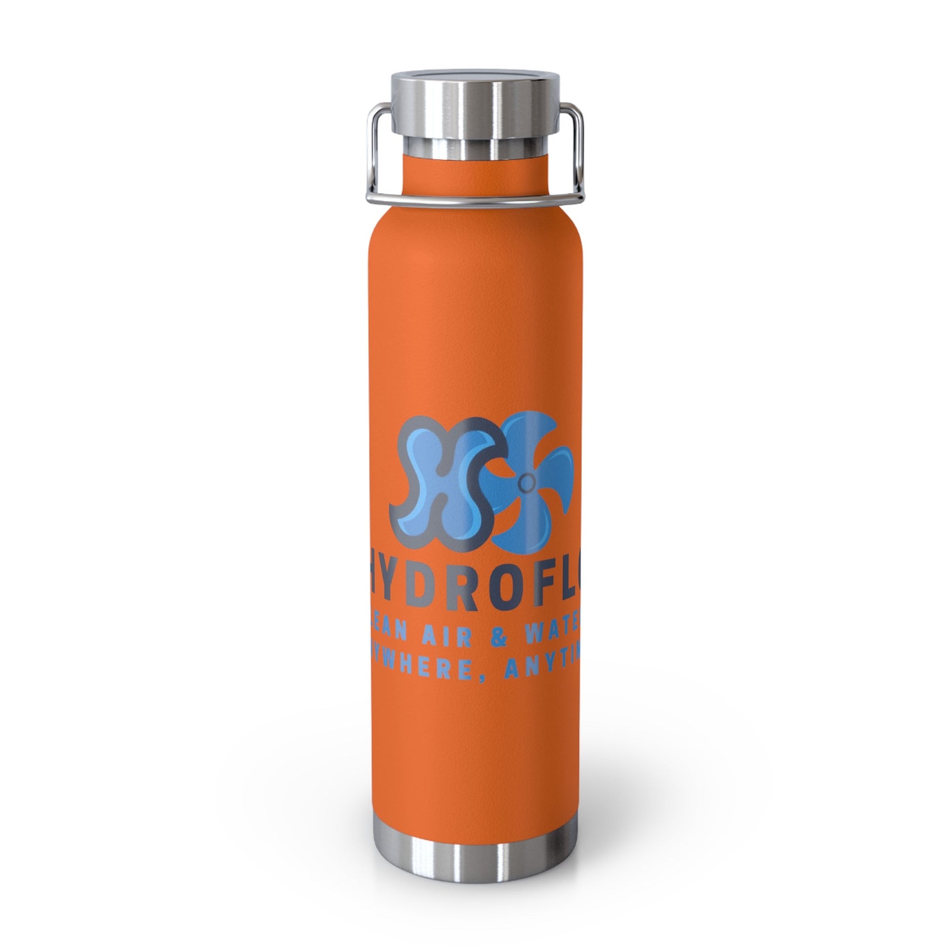 Copper Vacuum Insulated Bottle, 22oz Choice Two - HydroFlo