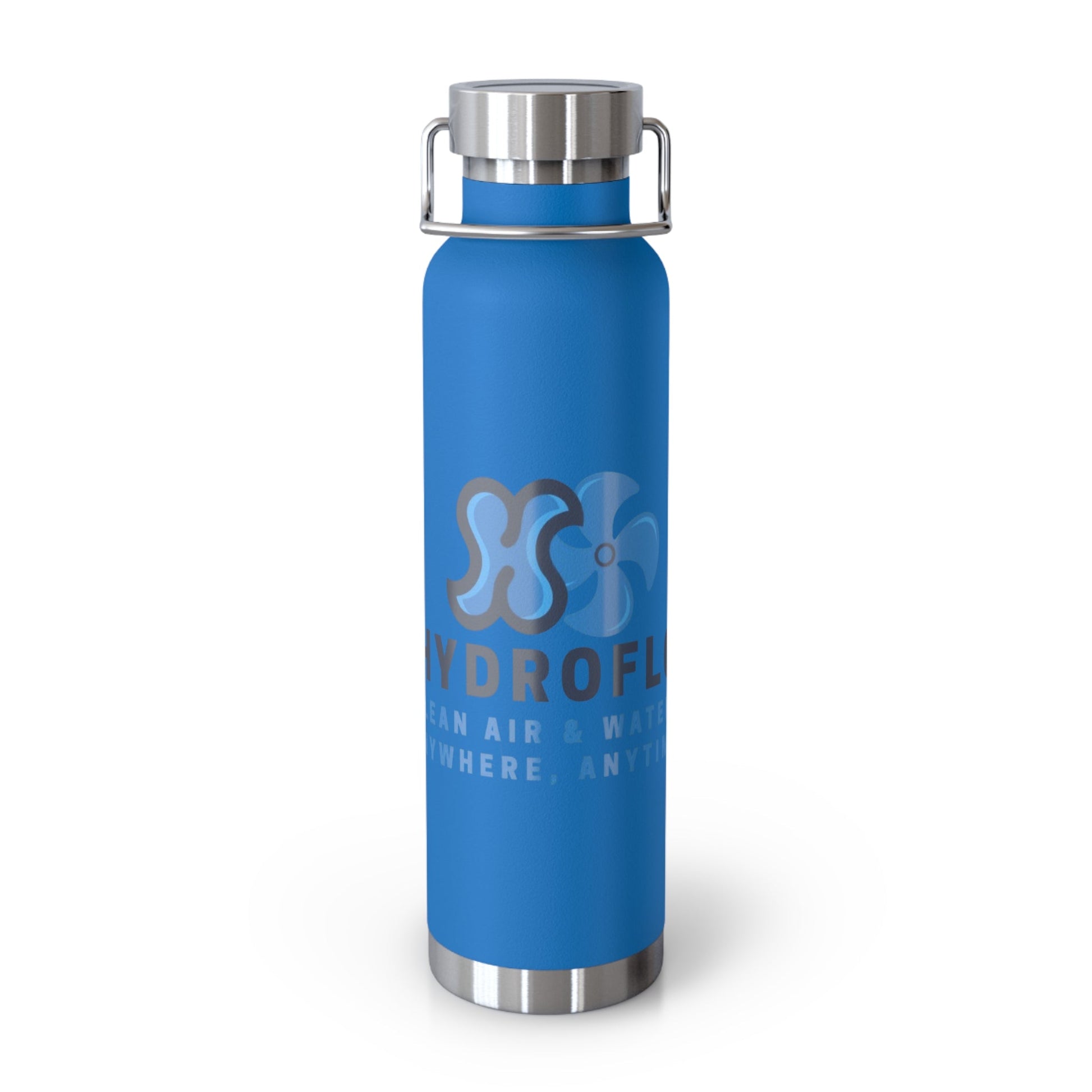 Copper Vacuum Insulated Bottle, 22oz Choice Two - HydroFlo